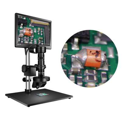 China wholesale FM3D0325C 10-98X 360 degree inspection industrial video digital lcd microscope