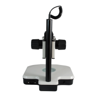 FH04222111 76mm coarse and fine focus track digital led microscope stand