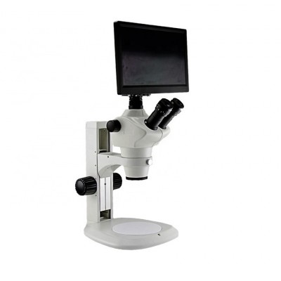 FM0850I 28-175X 1080p digital LCD screen trinocular stereo microscope